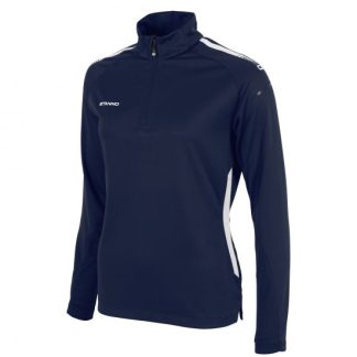 Navy - First Half Zip Top Ladies with Club Logo